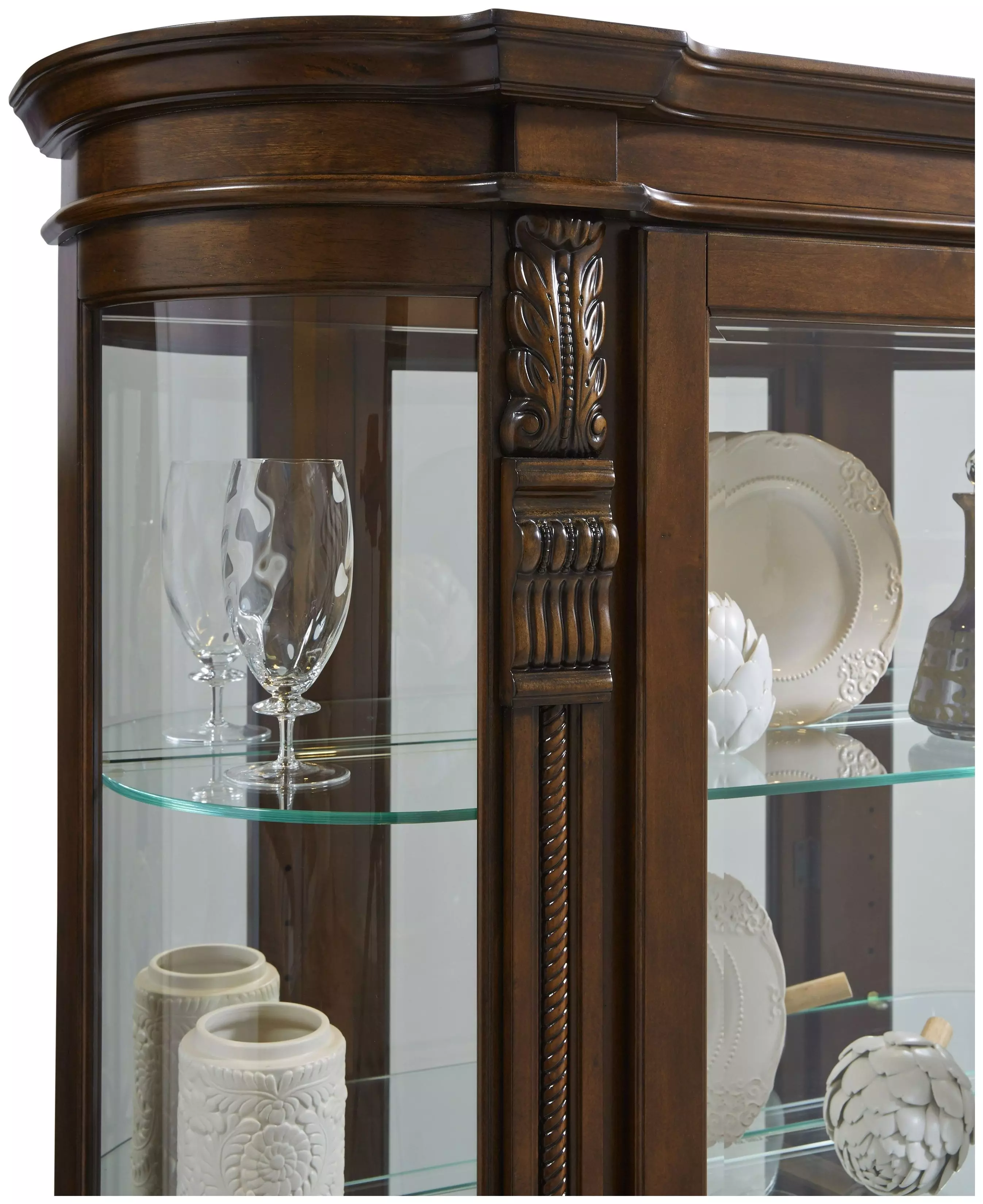 Foxcroft Curio Cabinet from Pulaski (102003) | Coleman Furniture