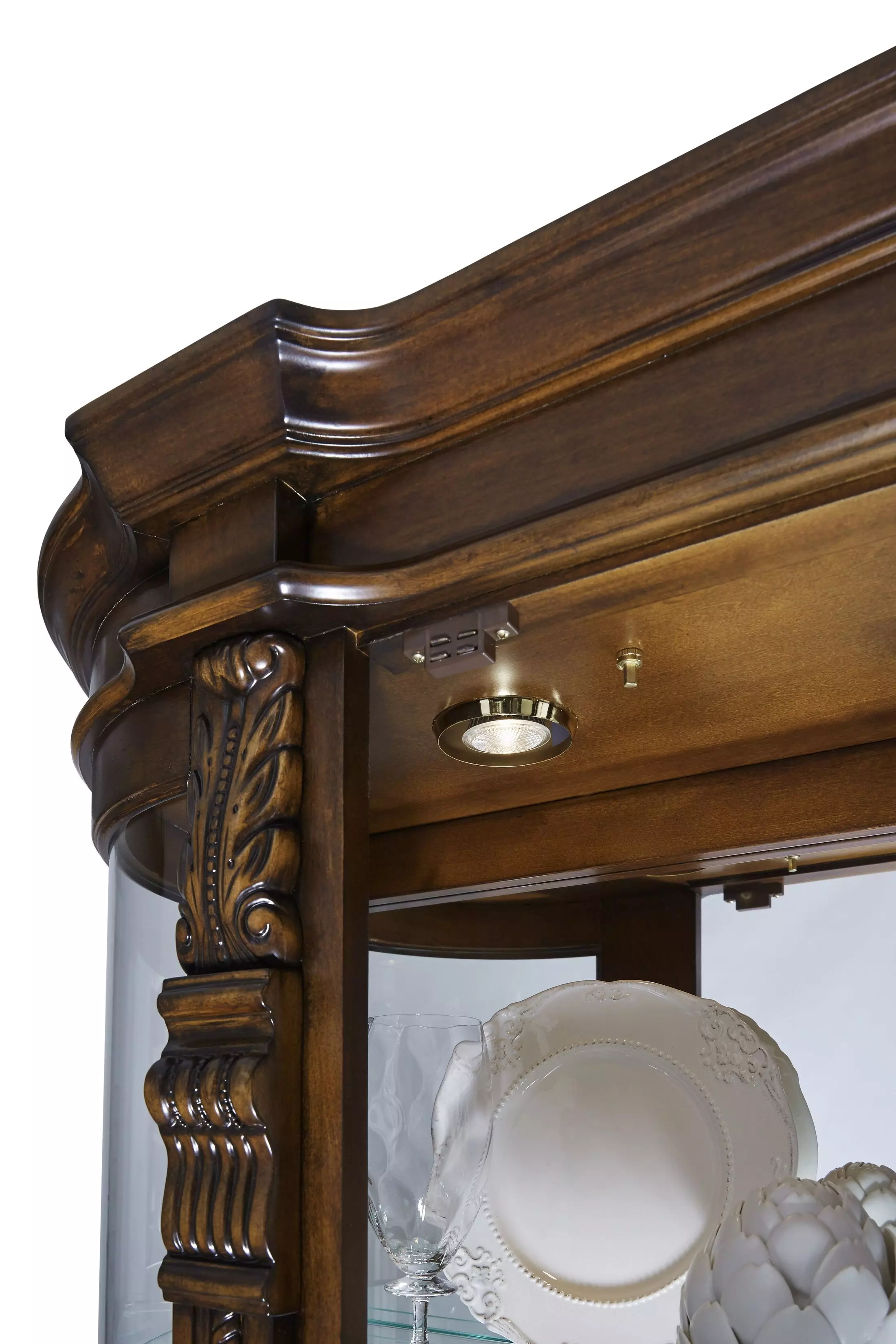 Foxcroft Curio Cabinet from Pulaski (102003) | Coleman Furniture