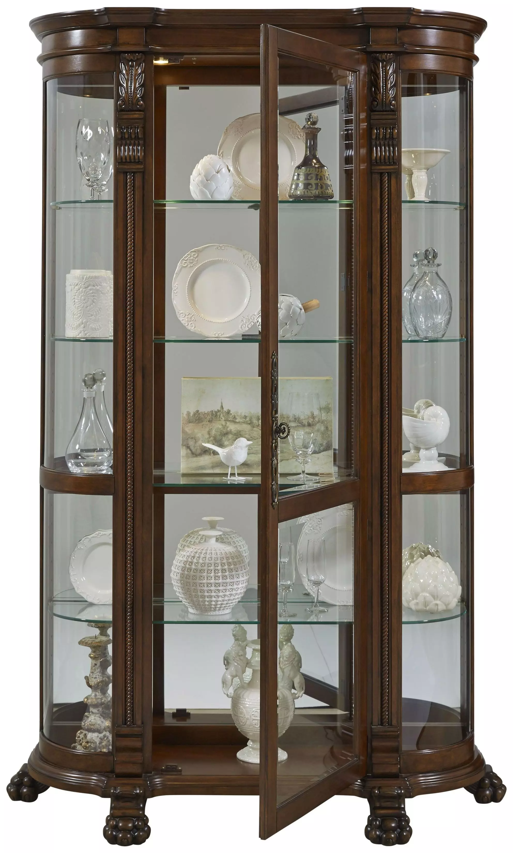 Foxcroft Curio Cabinet from Pulaski (102003) | Coleman Furniture