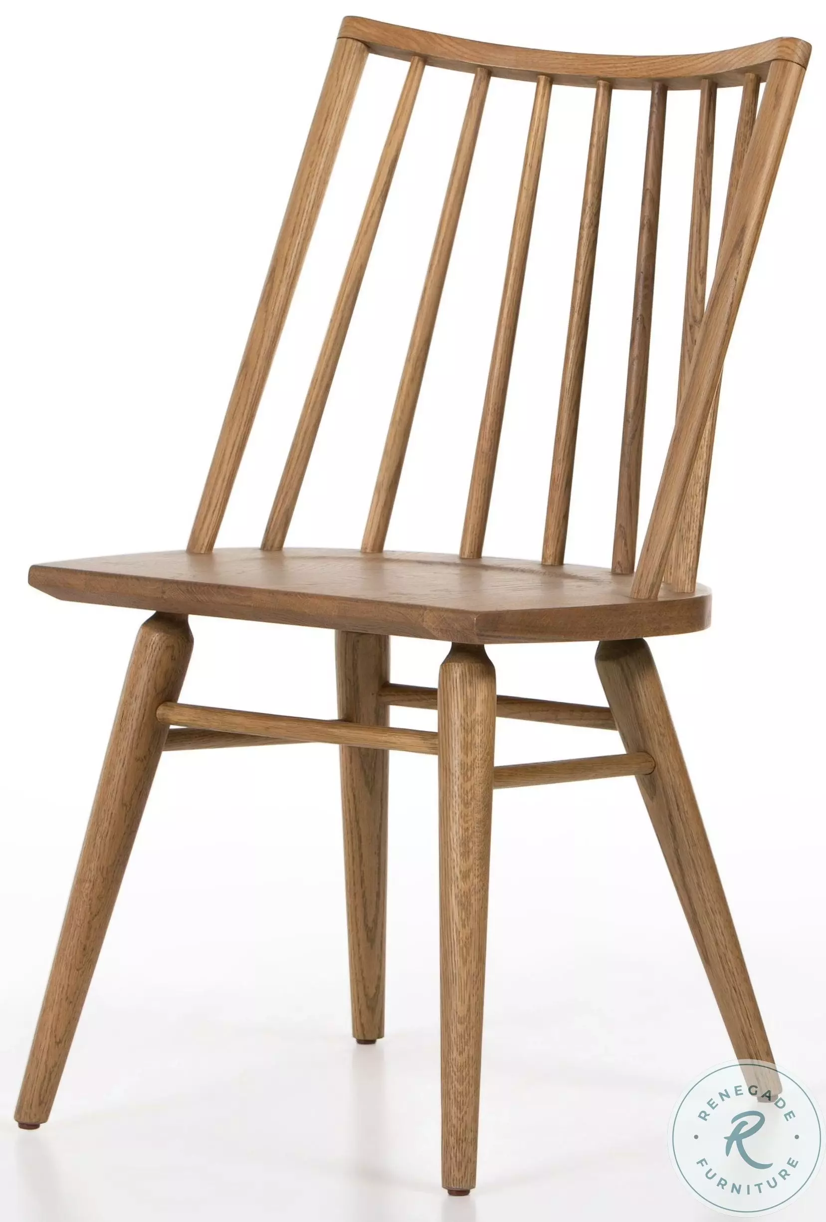 Lewis Black Oak Windsor Chair Set Of 2 from Four Hands | Coleman