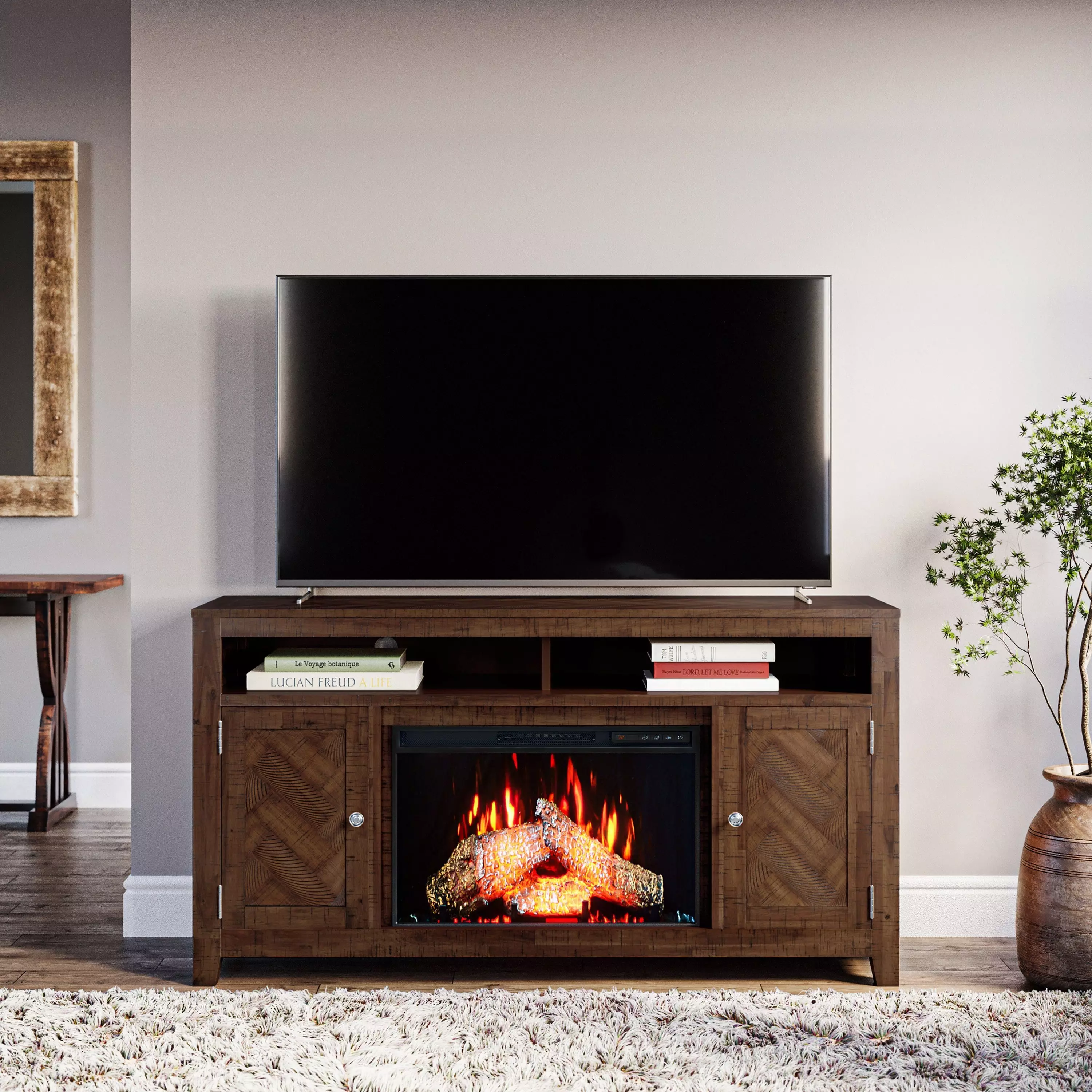 Fairview Oak Dark Brown 60