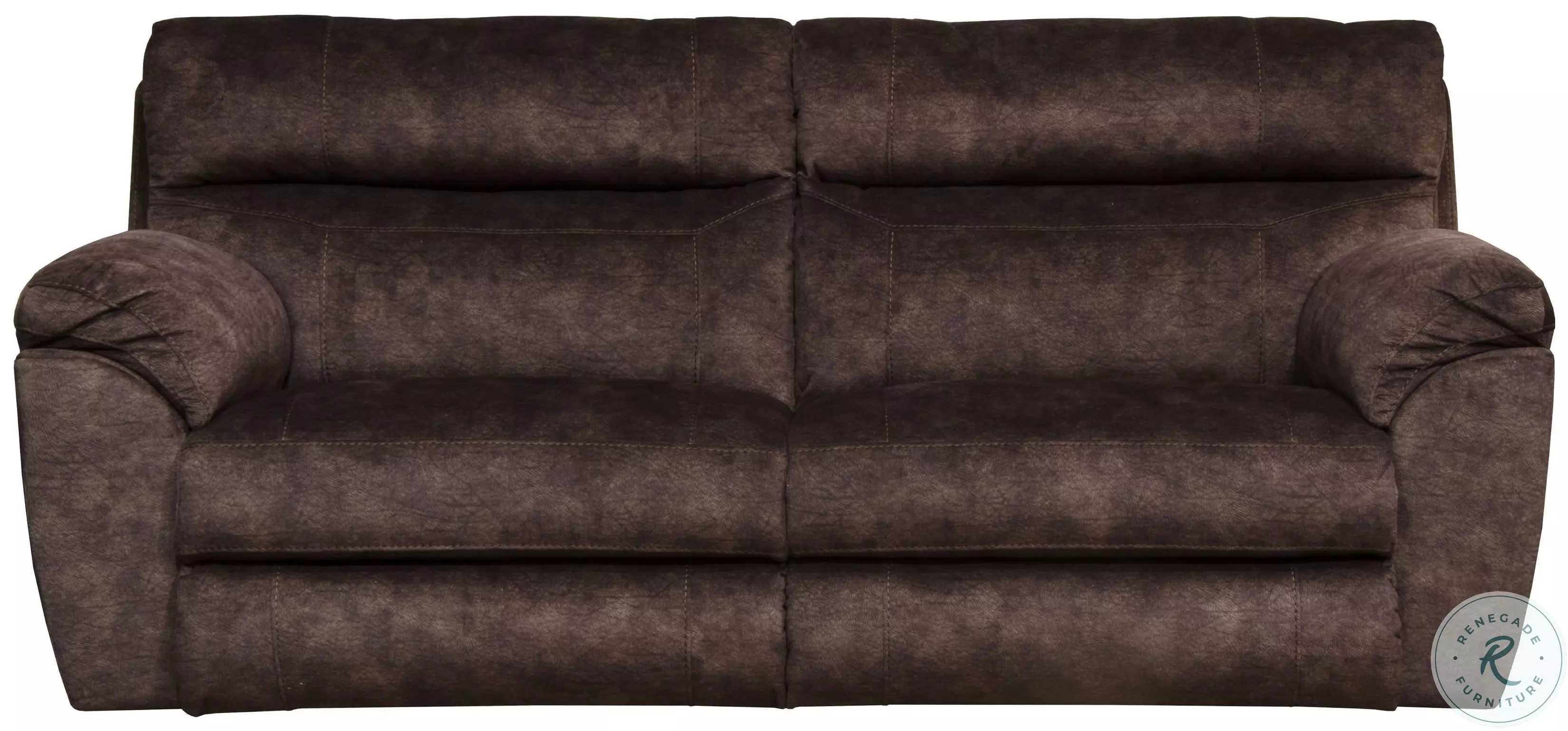 Sedona Mocha Power Reclining Sofa with Power Lumbar from Catnapper