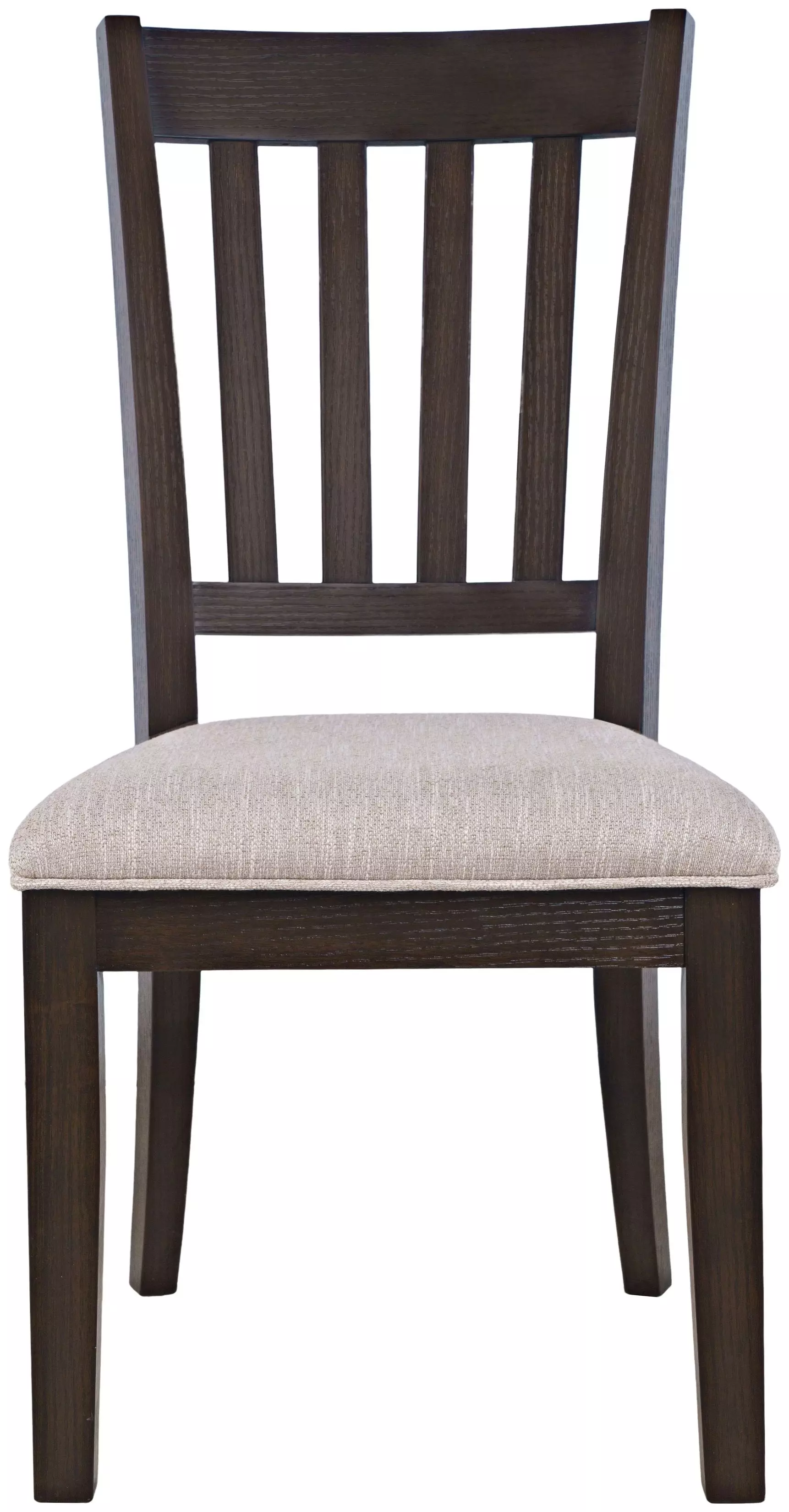 Brentwood Flax and Arbor Oak Upholstered Dining Chair Set of 2From