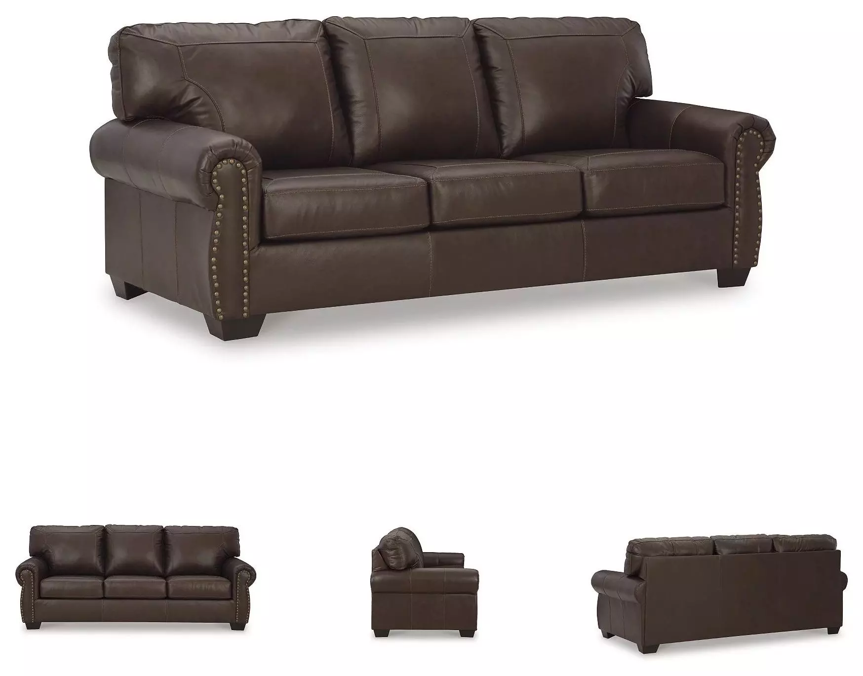 Colleton Dark Brown Sofa From Ashley Furniture | Coleman Furniture