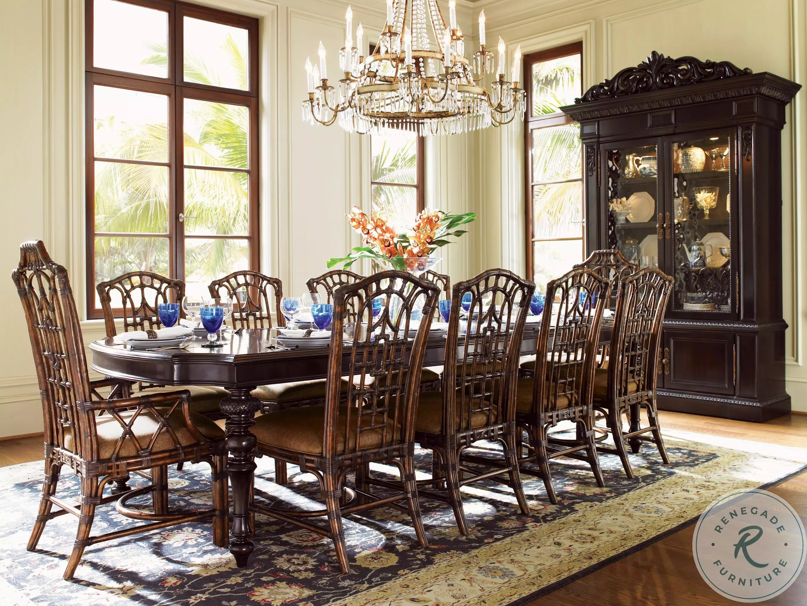 Royal Kahala Pacific Rim Woven Fabric Side Chair from Tommy Bahama
