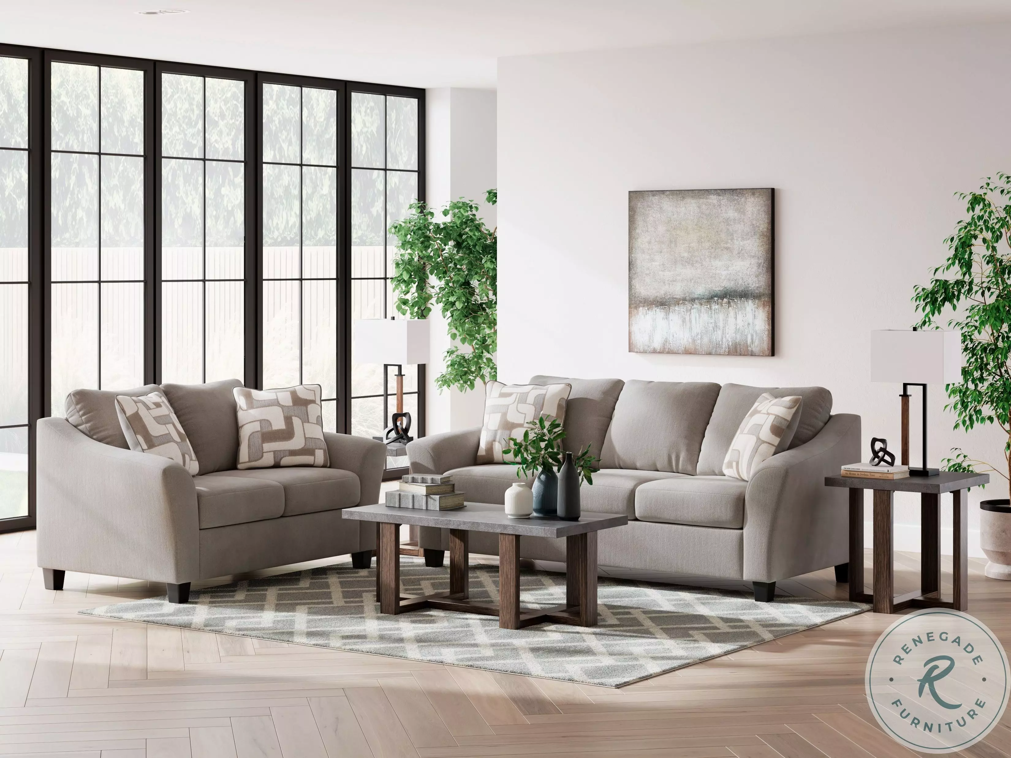 Willarae Taupe Sofa From Ashley Furniture | Coleman Furniture