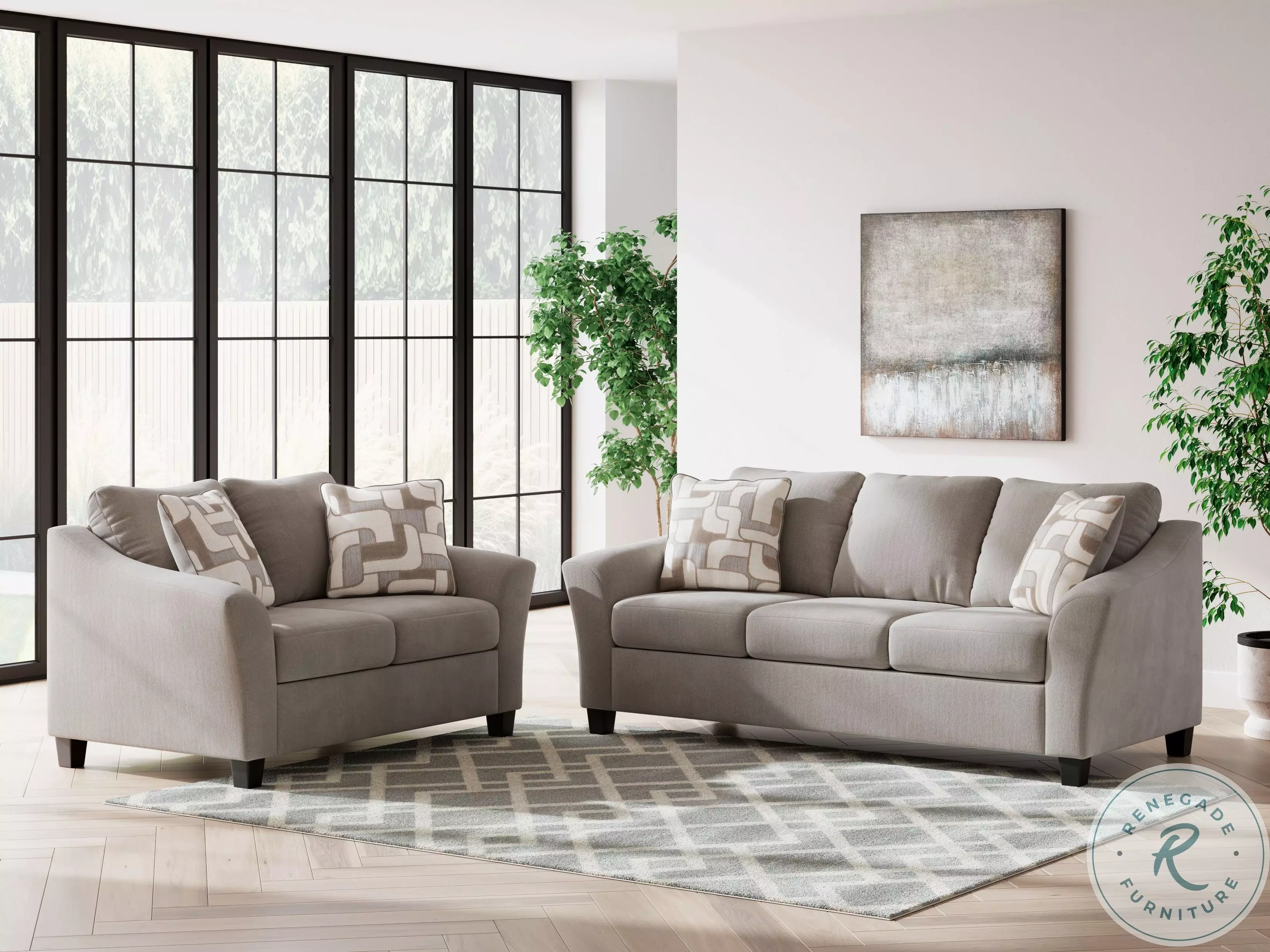 Willarae Taupe Sofa From Ashley Furniture | Coleman Furniture