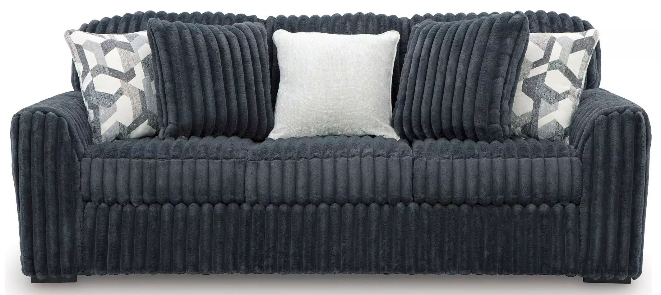 Midnight Madness Gunmetal Sofa From Ashley Furniture | Coleman