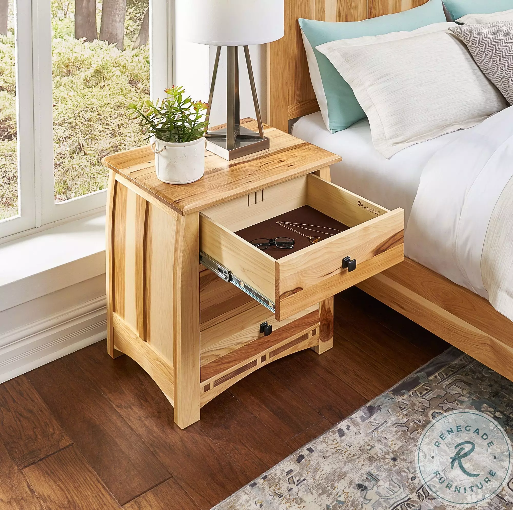 Adamstown Natural Storage Bedroom Set from A-America | Coleman