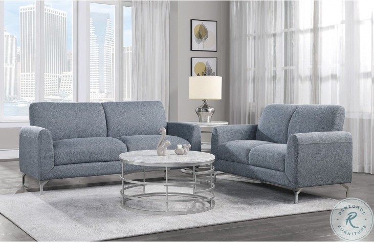 Venture Blue Sofa from Homelegance | Coleman Furniture