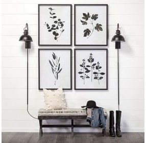 Erica Cream and White 20 x 20" Decorative Pillow Cover