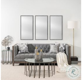 Bristol Grey Plain 20" Mirror