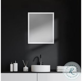 Bristol White 22" x 26" Vanity Mirror