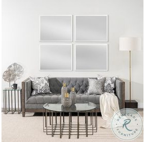 Bristol White 26" x 32" Vanity Mirror