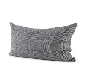 Ramone White and Black Decorative Pillow Cover