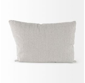 Valence Light Gray Performance Fabric Arm Pillow