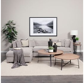 Valence Medium Gray Performance Fabric Throw Pillow