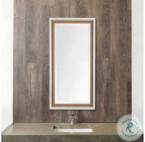 White Natural Beveled 48" Mirror