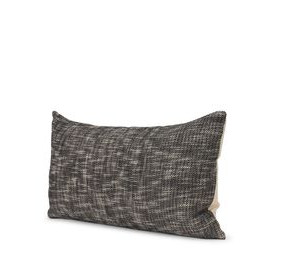 Jalia Cream and Black Decorative Lumbar Pillow Cover