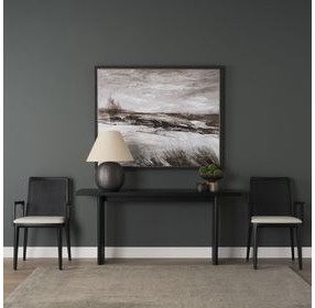 Grier Black 65" Console Table