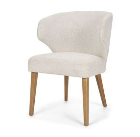 Niles Cream Upholstered Dining Chair