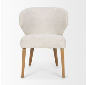 Niles Cream Upholstered Dining Chair