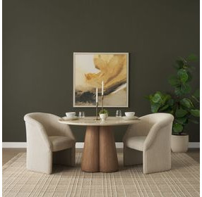 Curtis Cream Upholstered Dining Arm Chair
