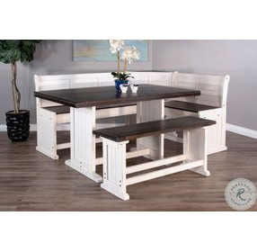 Heritage House European Cottage Wood 48" Counter Height Dining Bench