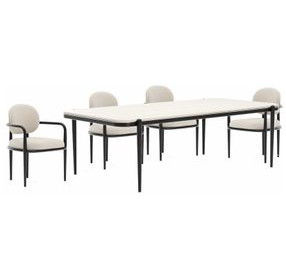 Madera Opal Ash and Modern Walnut Dining Room Set