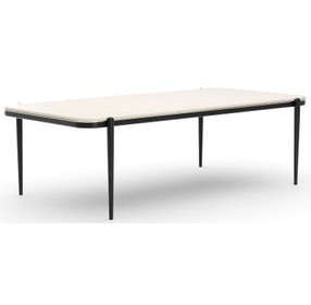 Madera Opal Ash and Modern Walnut 95" Rectangular Dining Table