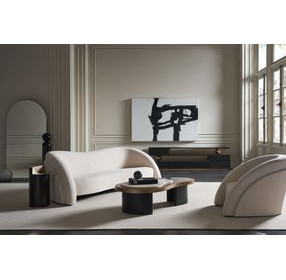 Movement Ivory Performance Fabric Living Room Set