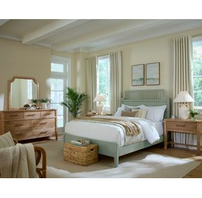 Pure Maple Sage Panel Bedroom Set