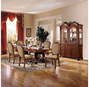 Chateau De Ville Beige Upholstered Side Chair Set of 2