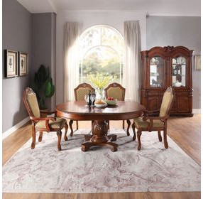 Chateau De Ville Beige Upholstered Arm Chair Set of 2