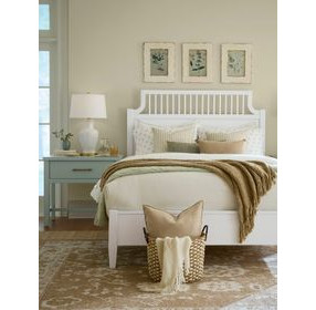 Pure Maple Sage 1 Drawer Bedside Table