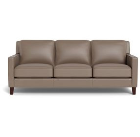 Arden Taupe Leather Living Room Set