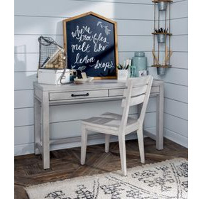 Summer Camp Stone Path Gray 52" Writing Desk