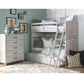 Summer Camp Stone Path Gray 5 Drawer Chest