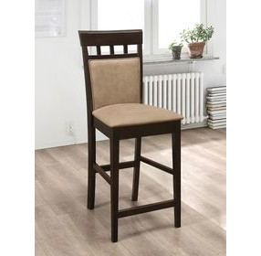 Gabriel Cappucino Closed Back Counter Height Stool Set of 2