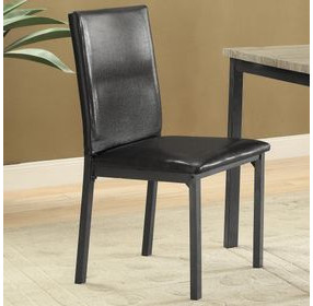 Garza Black Side Chair Set of 2