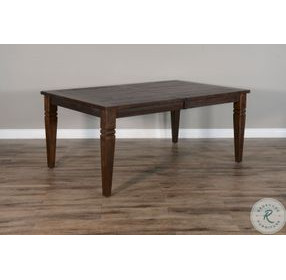 Havenstead Dark Brown 90" Extendable Rectangular Dining Table