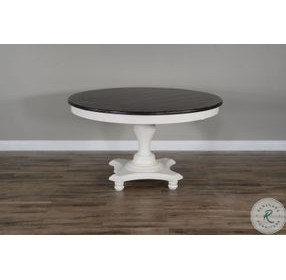 Heritage House White 54" Round Dining Table