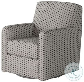 Flash Dance Moonwalk Pewter 29" Wide Swivel Glider