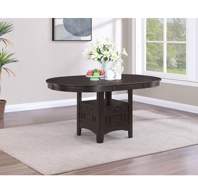 Lavon Espresso Extendable Dining Table