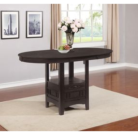 Lavon Espresso Extendable Counter Height Dining Table