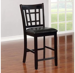 Lavon Black 24" Bar Stool Set of 2