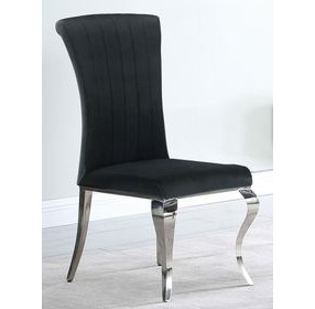 Carone Black Side Chair Set of 4