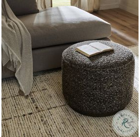 Sinclair Ivan Granite Round Ottoman