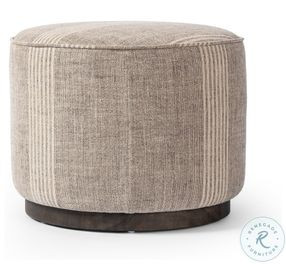 Sinclair Manchester Flint Round Ottoman