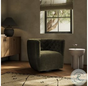 Hanover Surrey Olive Swivel Chair